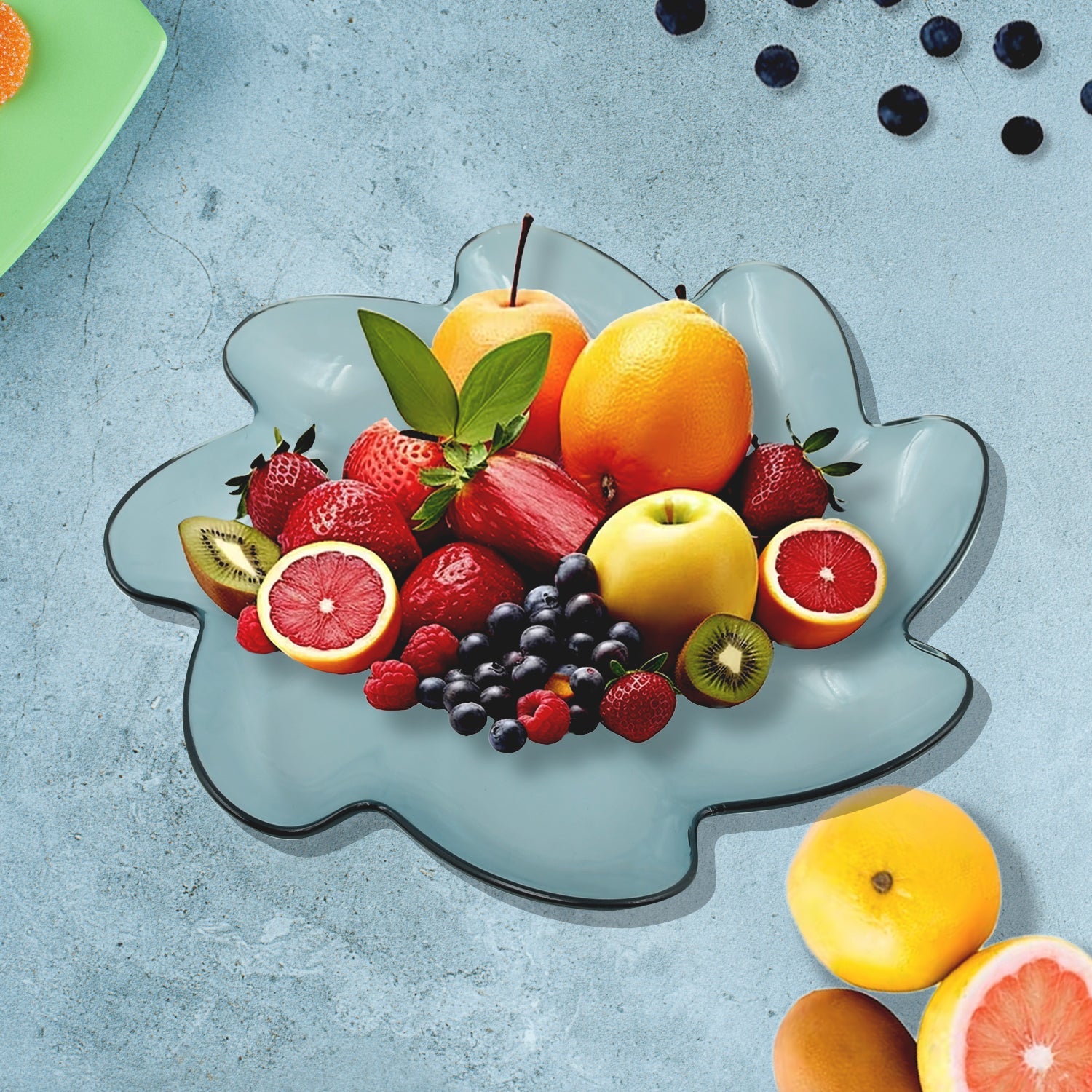 5535 Flower Shape Plastic Dinner / Fruit Plate / Tray / Snacks / Breakfast Plate friendly Plastic Plate for Kids Party Supplies Birthday Holiday Party Dinnerware Supplies (1 Pc) 5535 Flower Shape Plastic Dinner / Fruit Plate / Tray / Snacks / Breakfast Plate friendly Plastic Plate for Kids Party Supplies Birthday Holiday Party Dinnerware Supplies (1 Pc)